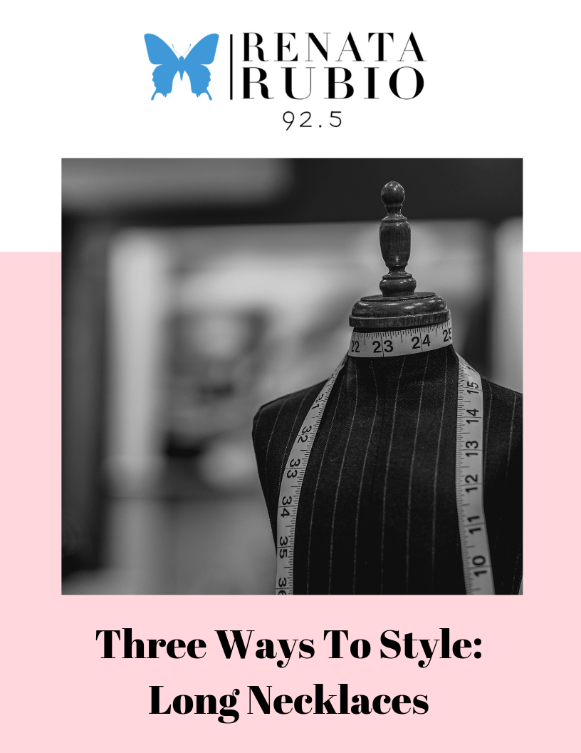 Three Ways To Style A Long Necklace