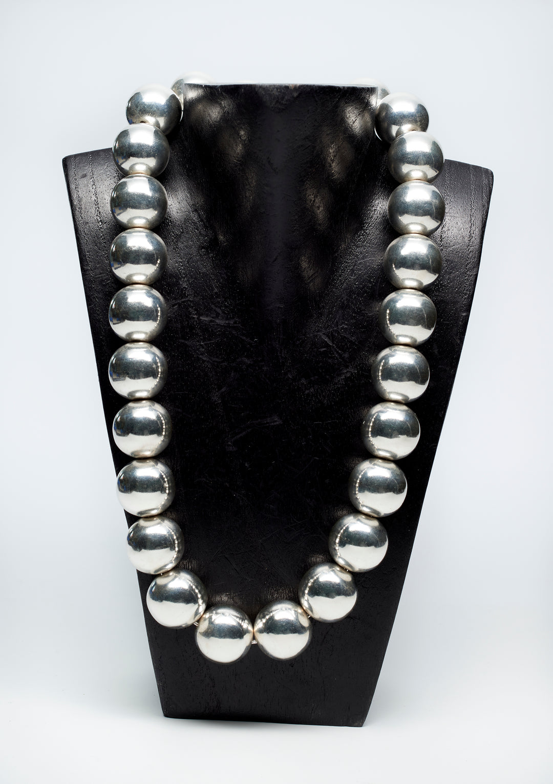 18MM Beaded Silver Necklace - Renata Rubio 92.5