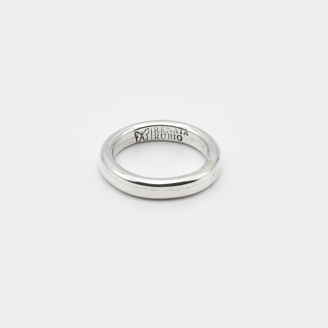 4MM Silver Ring