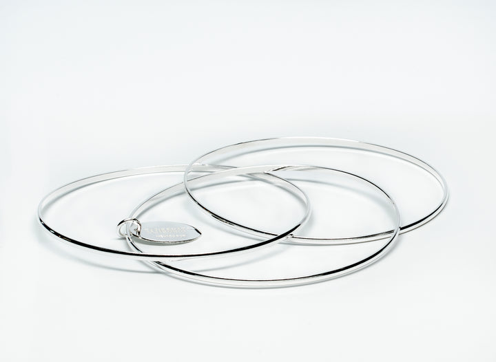 Weekend Silver Bangle - Renata Rubio 92.5