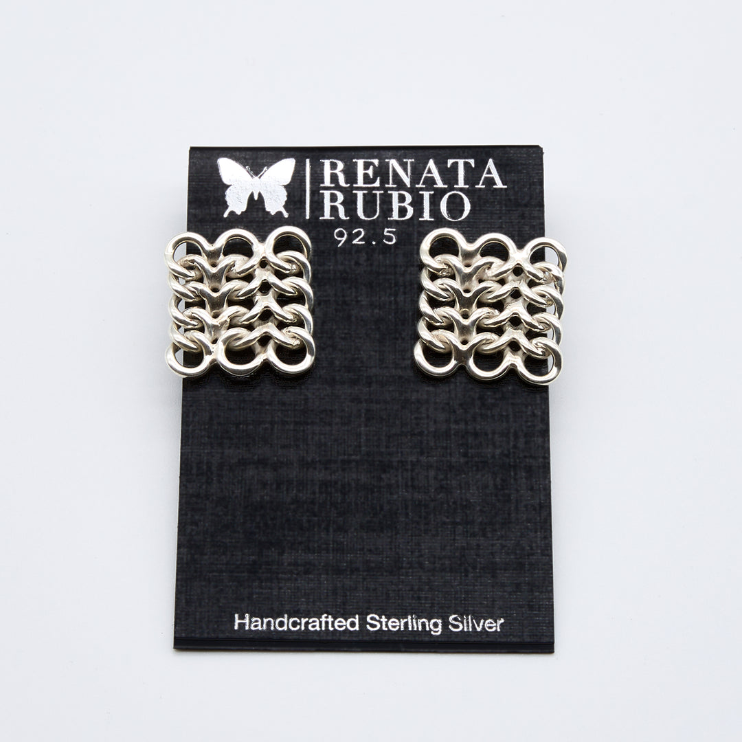 Circle Center Silver Necklace - Renata Rubio 92.5 - NAJ140