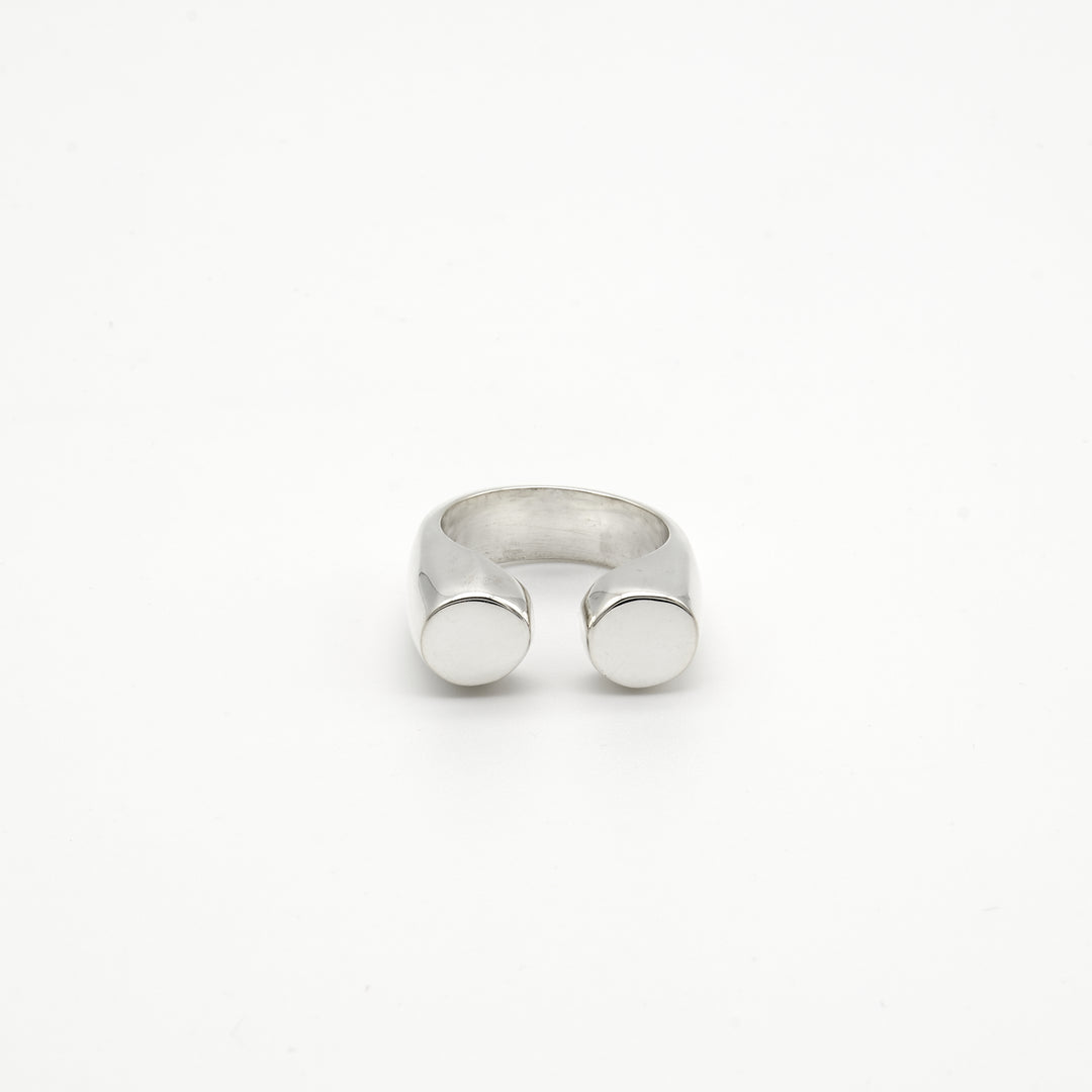 Double Dot Silver Ring - Renata Rubio 92.5 - RJL307