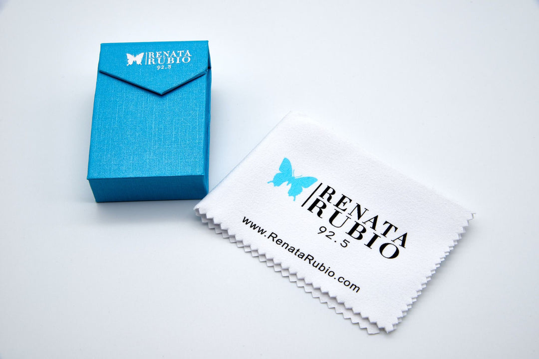  Luxury Jewelry Box and Polishing Cloth | Renata Rubio 92.5 |