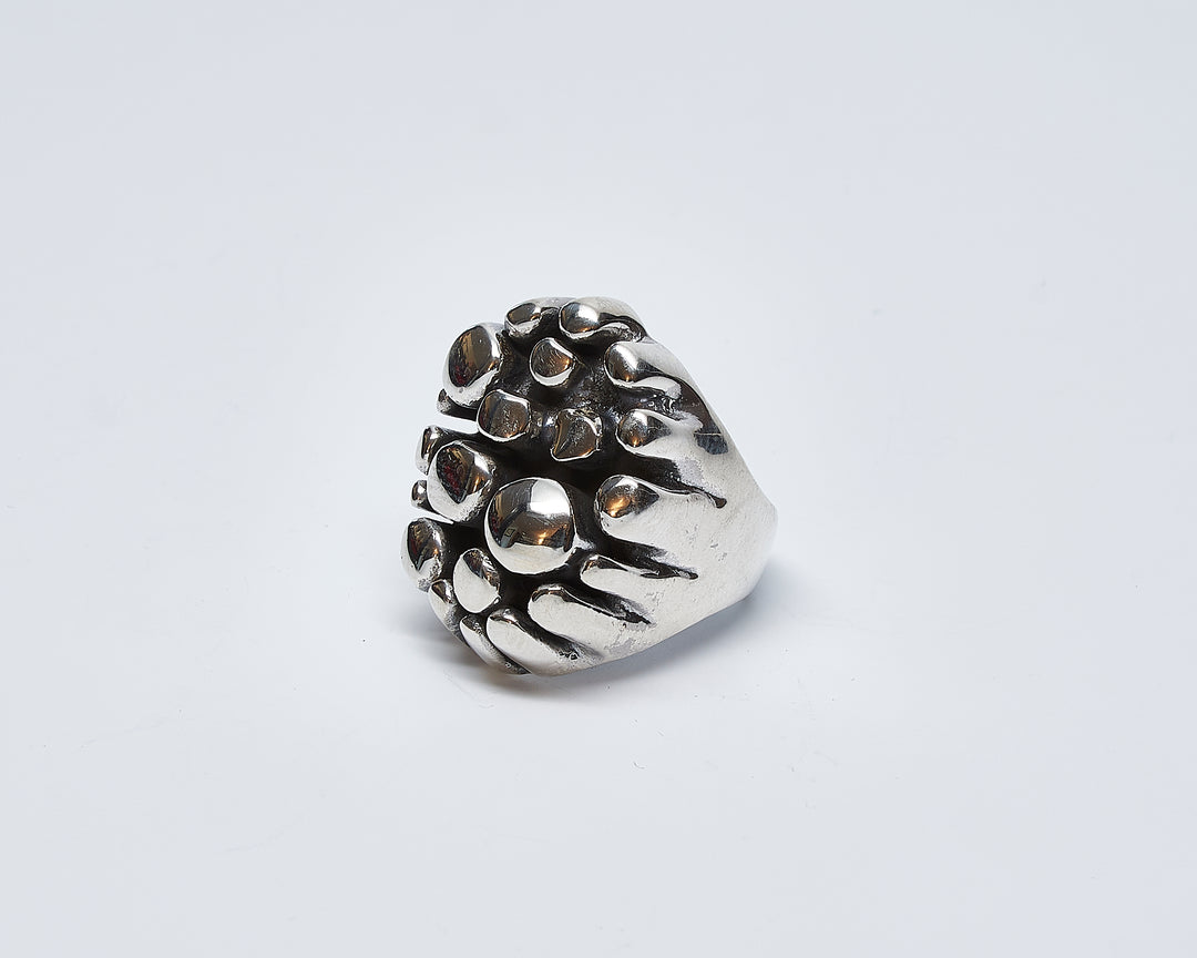 Mosaic Oxidized Silver Ring - Renata Rubio 92.5 - RJO106