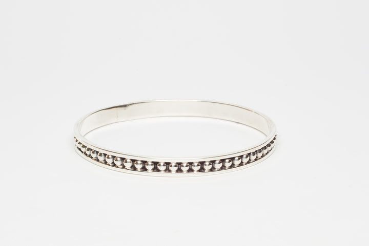 Oxidized Silver Bangle - Renata Rubio 92.5