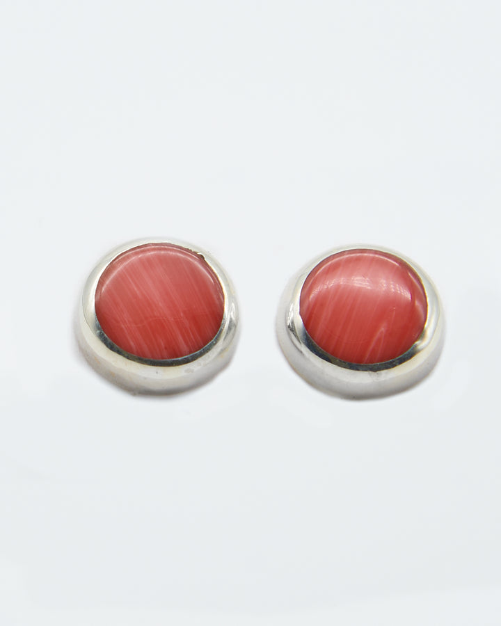 Round Silver Studs - Renata Rubio 92.5 - EET800-R-AB