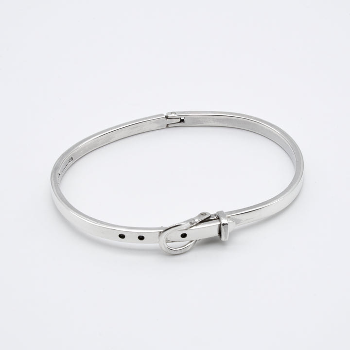 Silver Belt Bangle - Renata Rubio 92.5