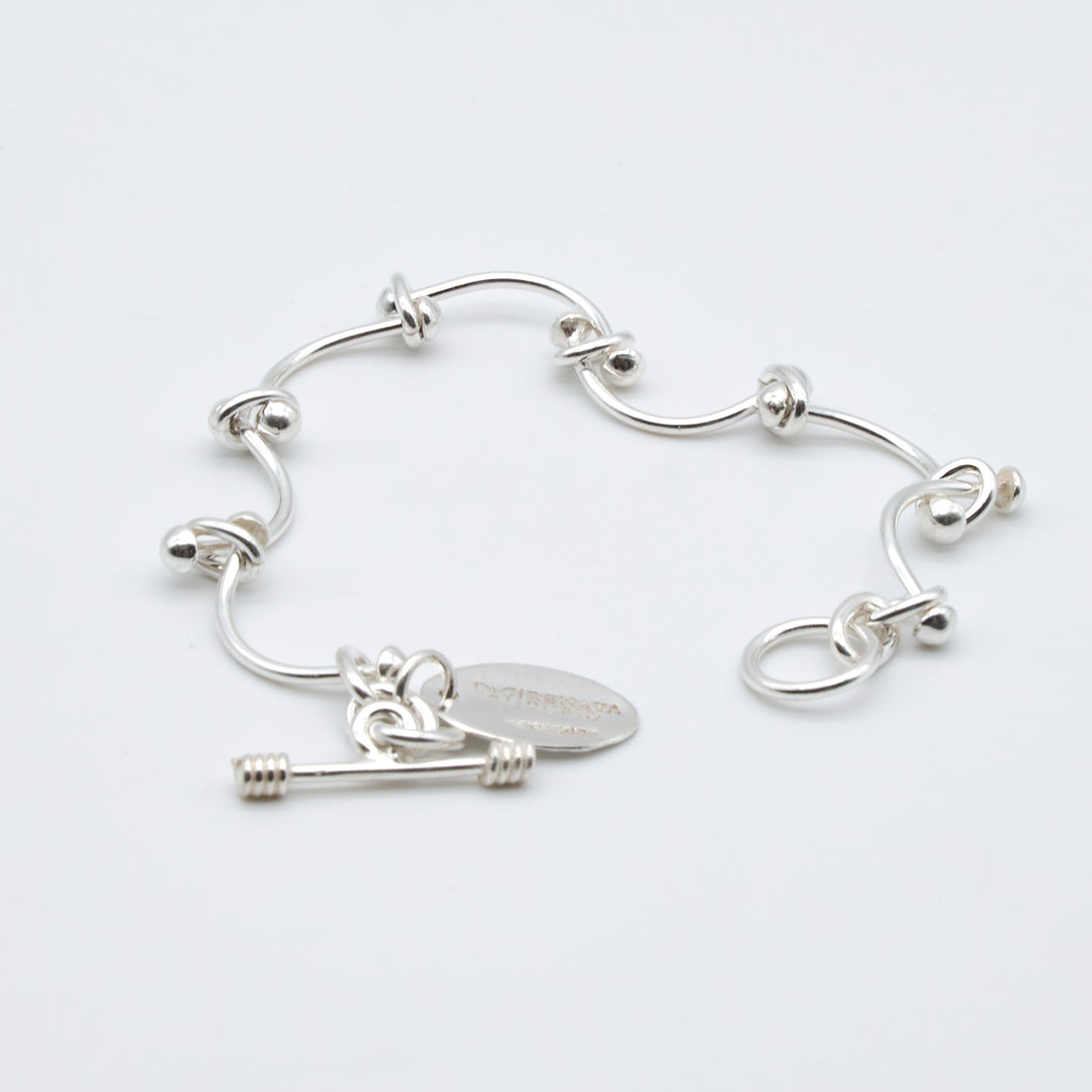 Silver Bone Bracelet - Renata Rubio 92.5 - BAJ382