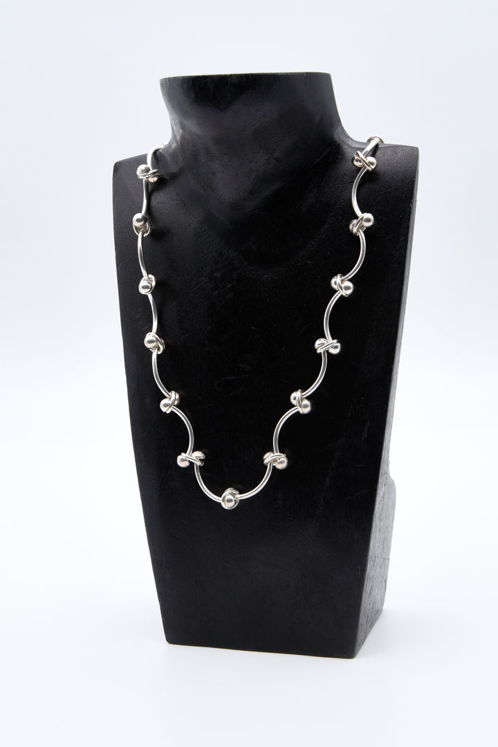 Silver Bone Necklace
