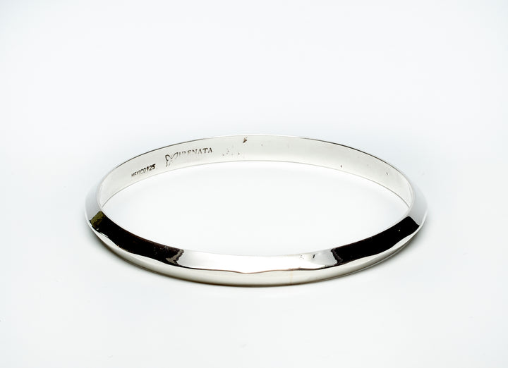 Flying Saucer Silver Bangle - Renata Rubio 92.5