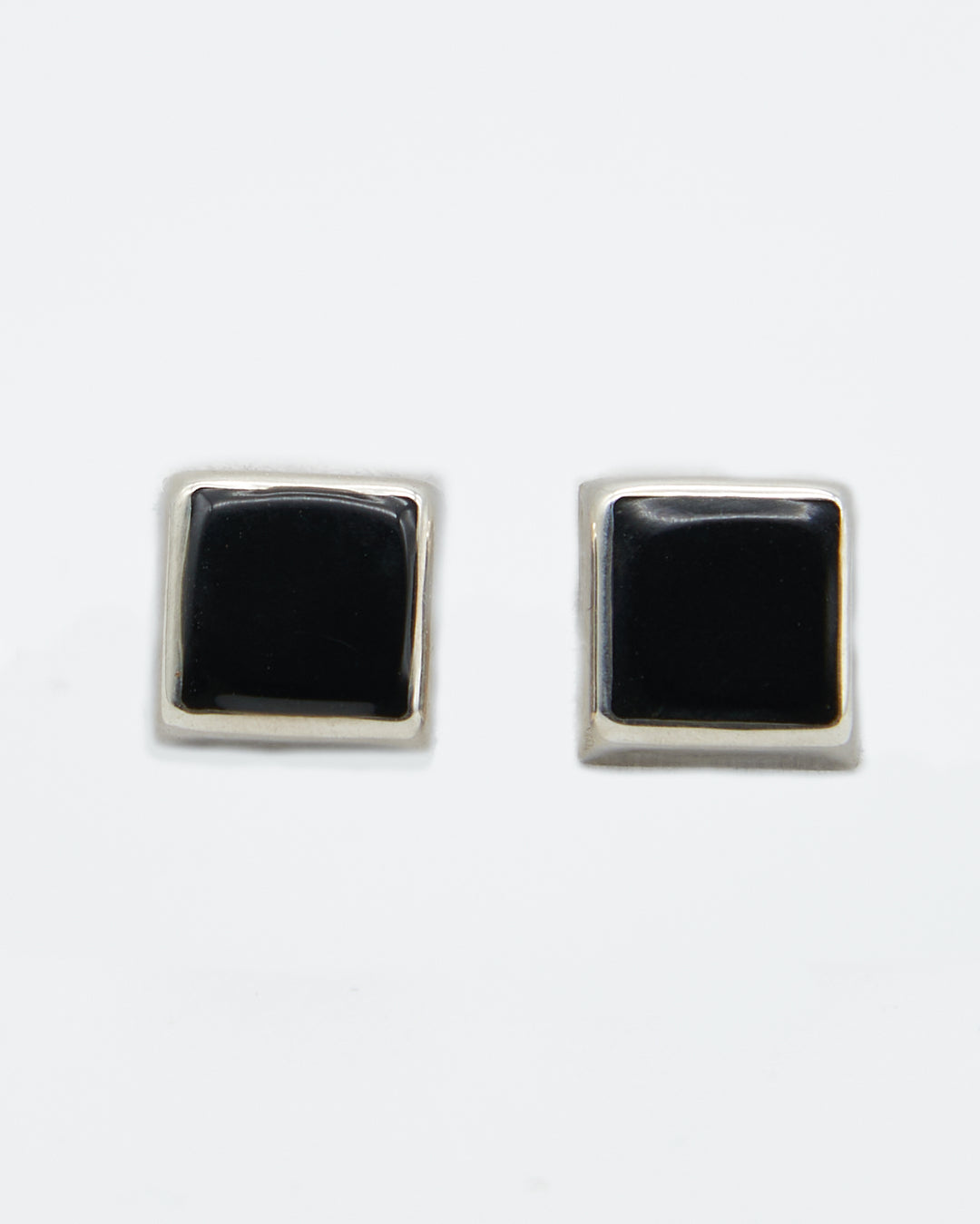 Square Silver Studs - Renata Rubio 92.5 - EET800-S-AB