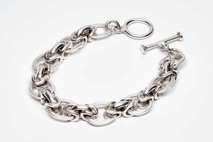 Sterling Silver Byzantine Necklace - Renata Rubio 92.5 - NAJ136