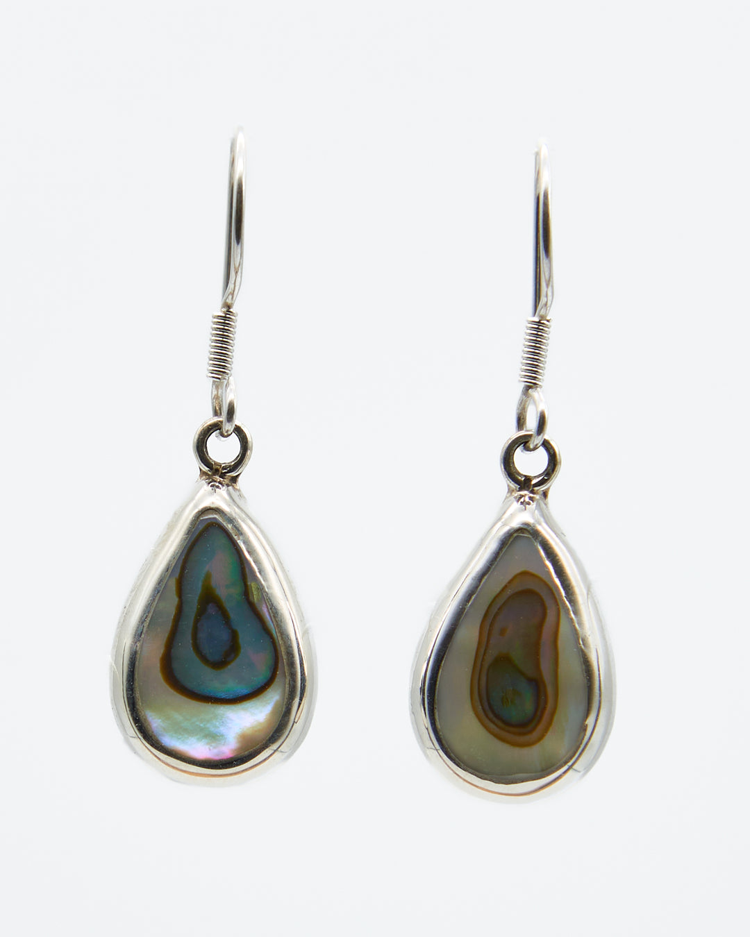 Teardrop Dangle Earrings with Enamel - Renata Rubio 92.5 - EET883A-AB