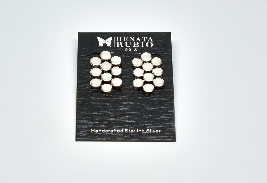 The Perfect 10 Silver Post Earrings - Renata Rubio 92.5 - EAJ130