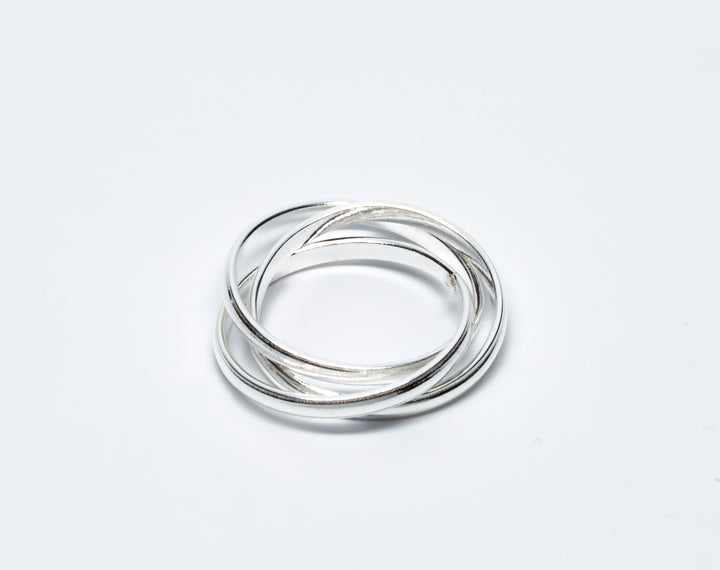 Thin Silver Week-End Ring