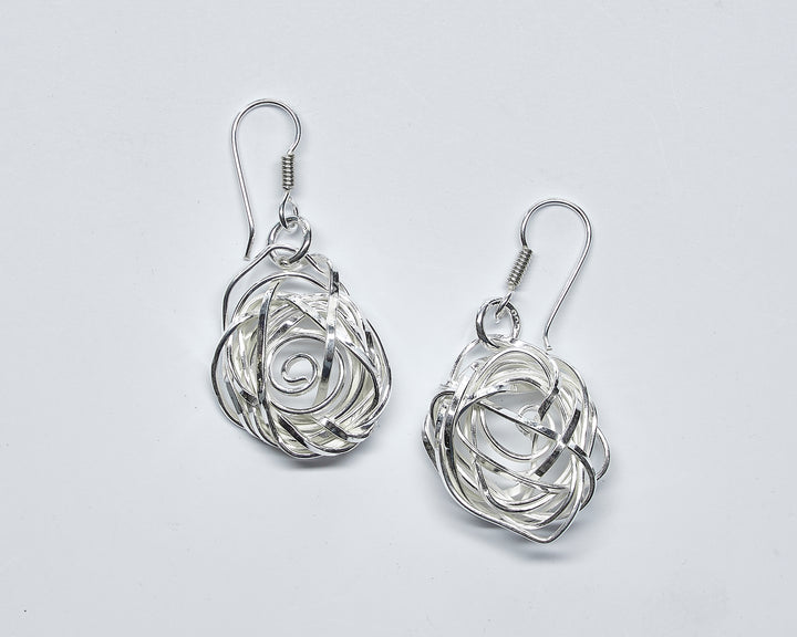 Twisted Silver Rose Bracelet - Renata Rubio 92.5 - BGG191