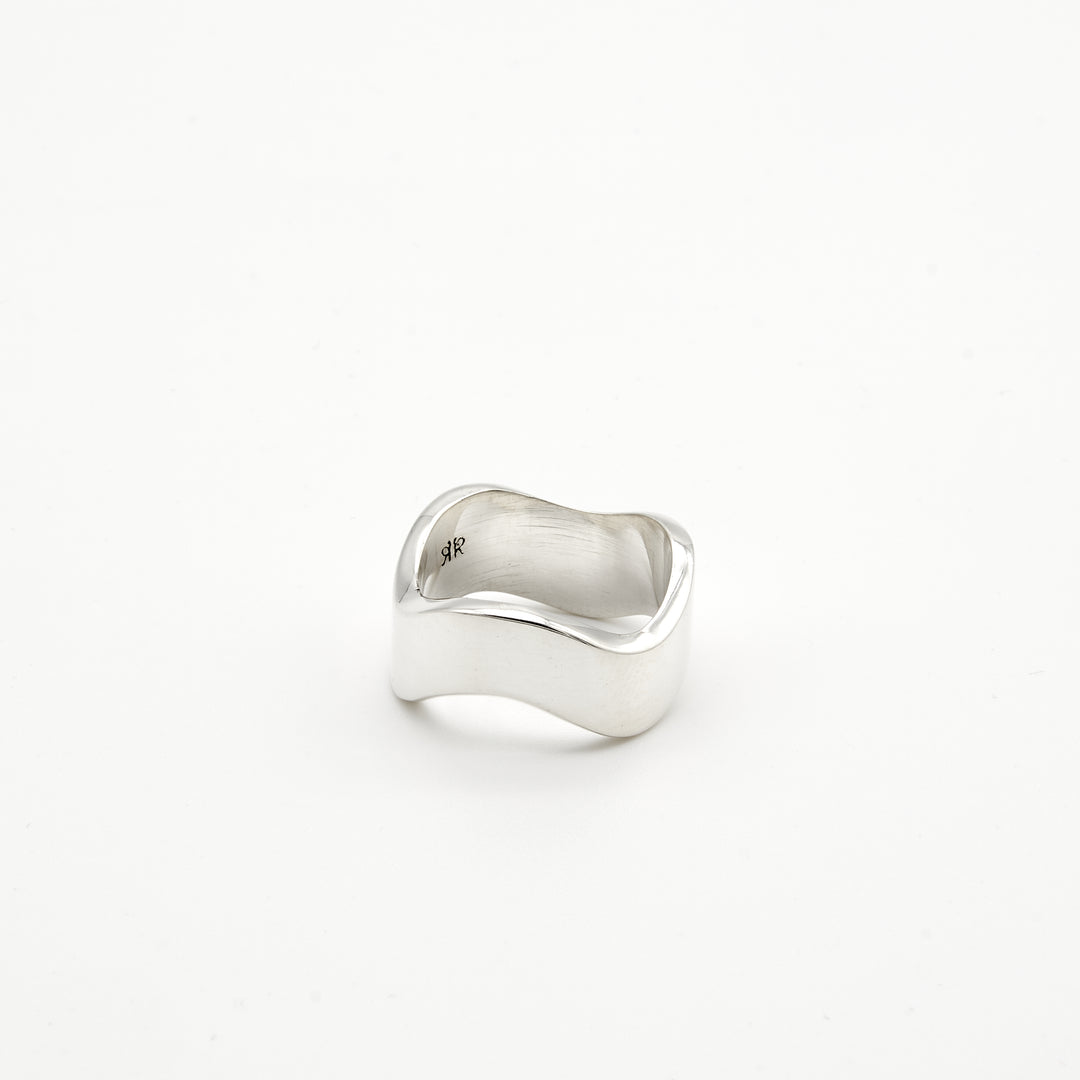 Wavy Silver Ring