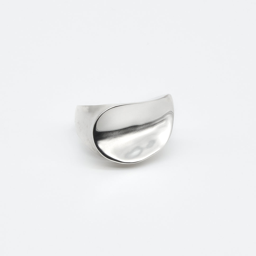 Wide Silver Paisley Ring - Renata Rubio 92.5 - RJO104