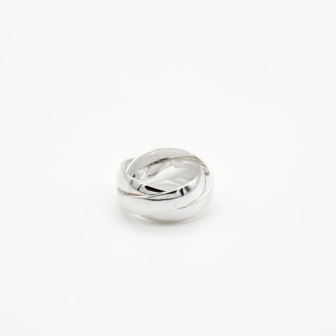 Wide Silver Weekend Ring - Renata Rubio 92.5 - RGG146