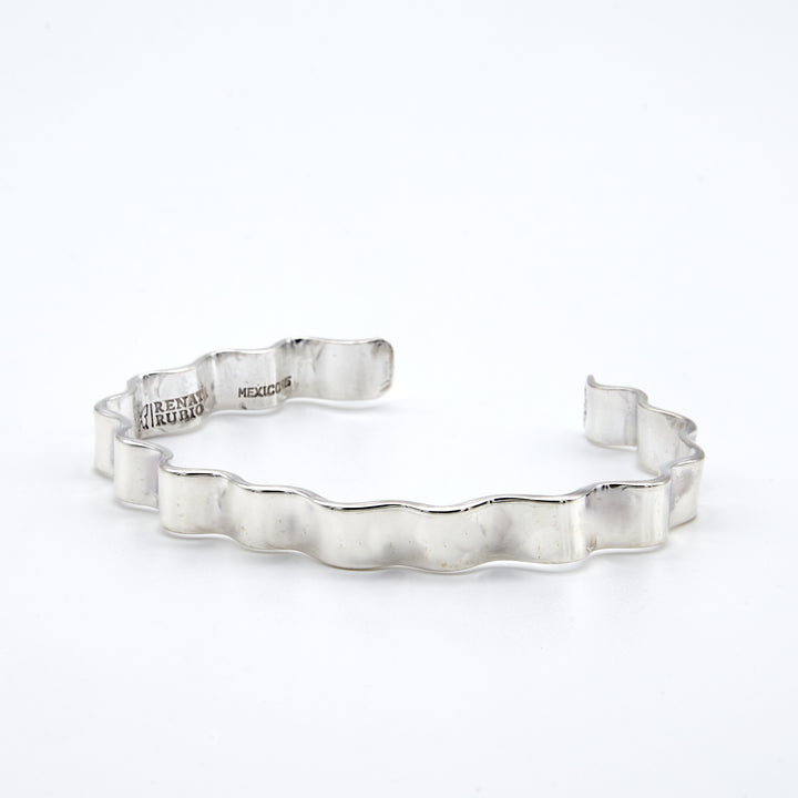 Zig Zag Silver Cuff